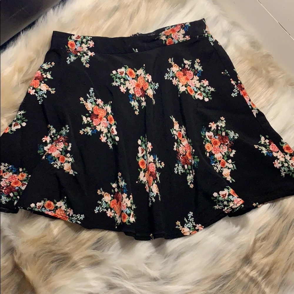 Forever 21 | Skater Skirt | Floral Print